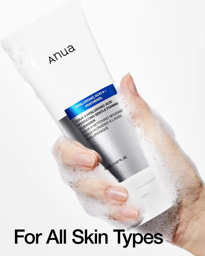 Anua 8 Hyaluronic Acid - Mousse Nettoyante hydratante
