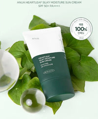 Anua Heartleaf Silky Moisture - Crème solaire